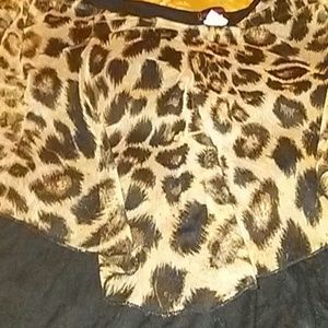 Animal print blouse